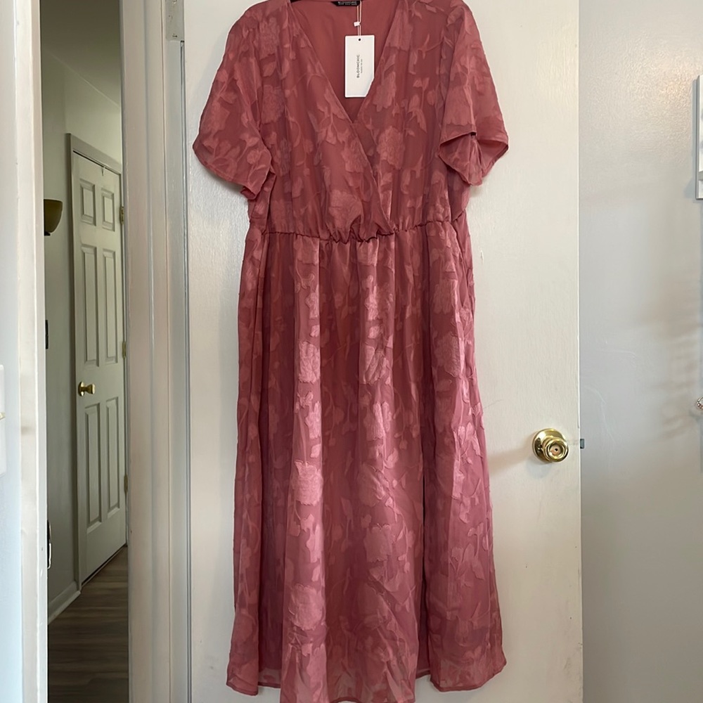 Bloomchic pocket ruffles dress